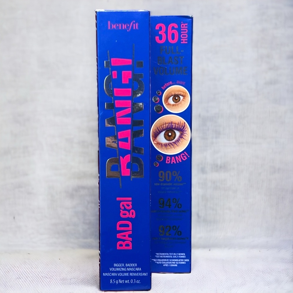 NEW | Benefit BAD gal BANG! Brightening Blue Volumizing Mascara